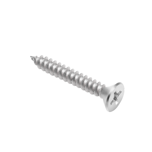 [JDXSC915] TORNILLO PARKER DE CABEZA FRESADA - PHILLIPS - TAMAÑO: #6 X 1-1/4'' (3.5 X 32MM) - ACERO AL CARBONO DE ALTA CALIDAD - 200 UNIDADES / BOLSA