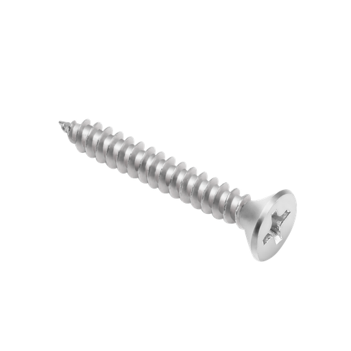 [JDXSC935] TORNILLO PARKER DE CABEZA FRESADA - PHILLIPS - TAMAÑO: #8 X 1-1/4'' (4.2 X 32MM) - ACERO AL CARBONO DE ALTA CALIDAD - 200 UNIDADES / BOLSA