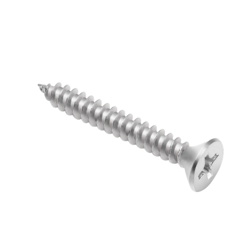 [JDXSC946] TORNILLO PARKER DE CABEZA FRESADA - PHILLIPS - TAMAÑO: #10 X 1-1/2'' (4.8 X 38MM) - ACERO AL CARBONO DE ALTA CALIDAD - 180 UNIDADES / BOLSA