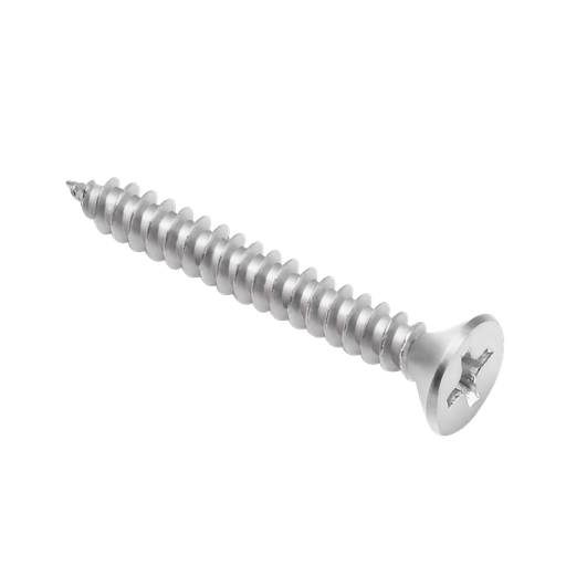 [JDXSC947] TORNILLO PARKER DE CABEZA FRESADA - PHILLIPS - TAMAÑO: #10 X 2'' (4.8 X 50MM) - ACERO AL CARBONO DE ALTA CALIDAD - 150 UNIDADES / BOLSA