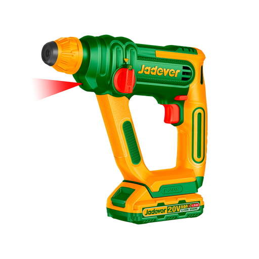 [JDLM1516] TALADRO ROTOPERCUTOR INALÁMBRICO 850 RPM - VOLTAJE:20V - TASA DE MPACTO: 5100BPM - ENERGÍA IMPACTO: 1,5 J - MÁXIMA PERFORACIÓN: ?16 EN HORMIGÓN - SISTEMA SDS - NO INCLUYE BATERÍA NI CARGADOR