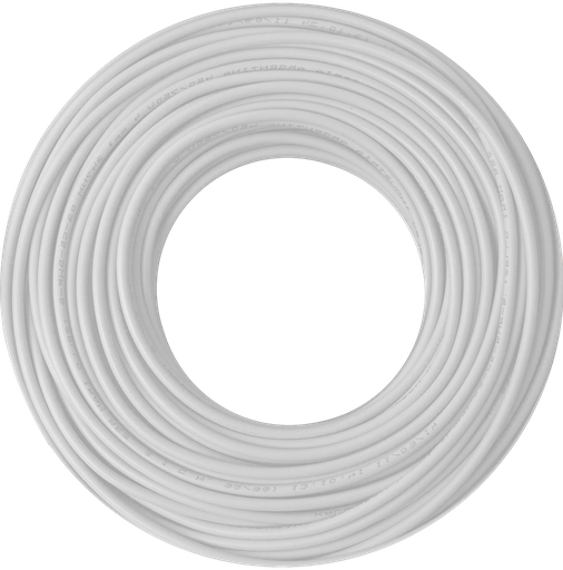 [0108B] Cable 1x4 blanco C5 rollo 100m MH