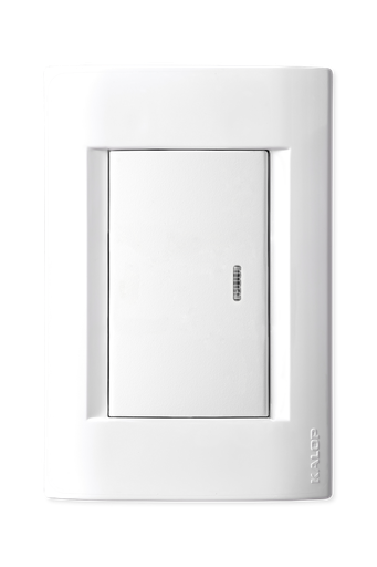 [KS40750T] LLAVE CIVIL BLANCA TECLON SIMPLE - KALOP
