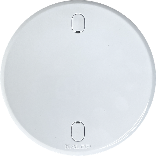 [KD02125] TAPA CIEGA BLANCA PVC CAJA OCTO GRANDE - KALOP