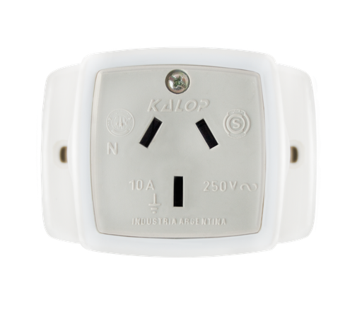 [KS39066] BASE MODULAR 10A BLANCA T.T - KALOP