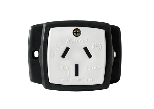 [KS39067] BASE MODULAR 10A NEGRA T.T - KALOP