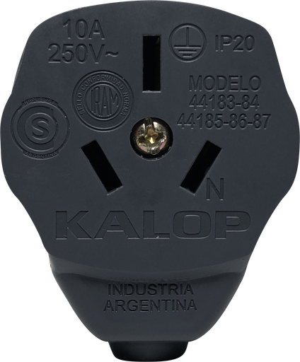 [KS44184] TOMA MOVIL SALIDA LATERAL NEGRO 15U