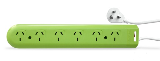 [KS50474] ZAPATILLA 6 TOMAS NOR C/CABLE 1,5 MTS VERDE - KALOP