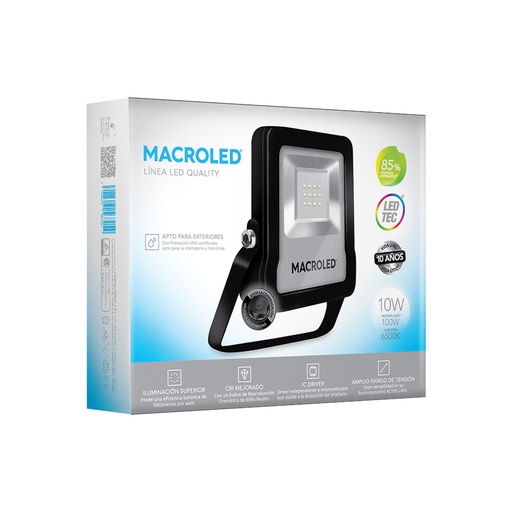 [FLSV2-10CW] Reflector PRO 10w frío Macroled