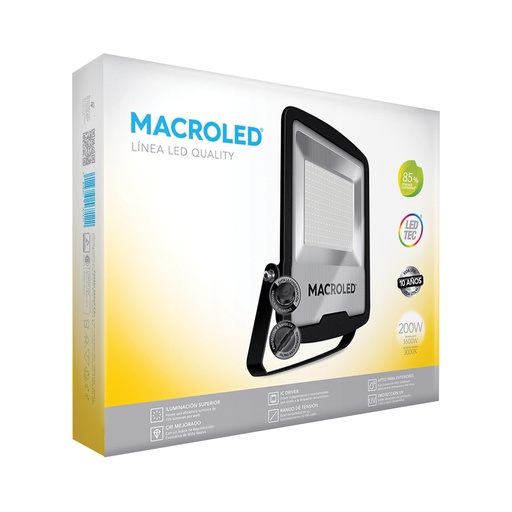 [FLSV2-200WW] Reflector PRO 200w cálido Macroled