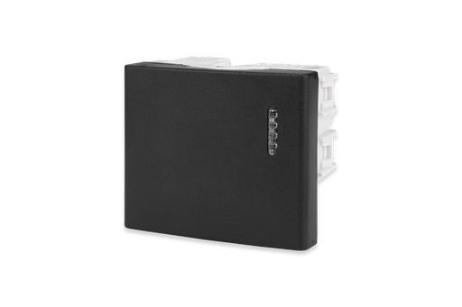 [KL40124S] MODULO MEDIO TECLON SIMPLE NEGRO - KALOP