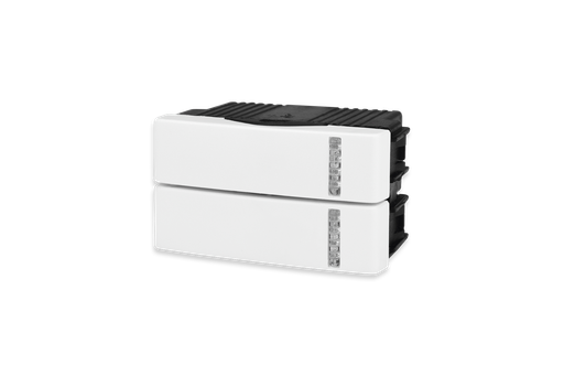 [KL40105] MODULO PUNTO DOBLE SIMPLE BLANCO - KALOP