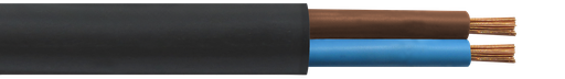 [KL22380XM] Cable Taller 2x6 negro X metro Kalop