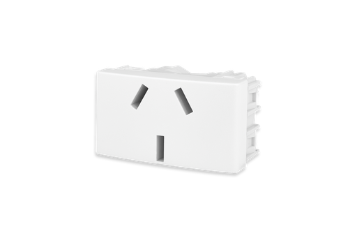 [KL40245] MODULO TOMA 10A BIN BLANCO - KALOP