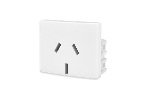 [KS40266] MODULO TOMA 10A 1,5 MODULOS BLANCO - KALOP