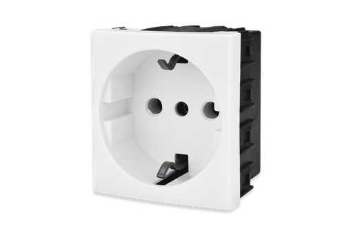 [KL40240] TOMA SCHUKO 16A. BLANCO KALOP