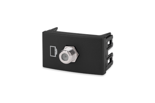 [KL40292] MODULO TOMA TV PINFINO NEGRO - KALOP